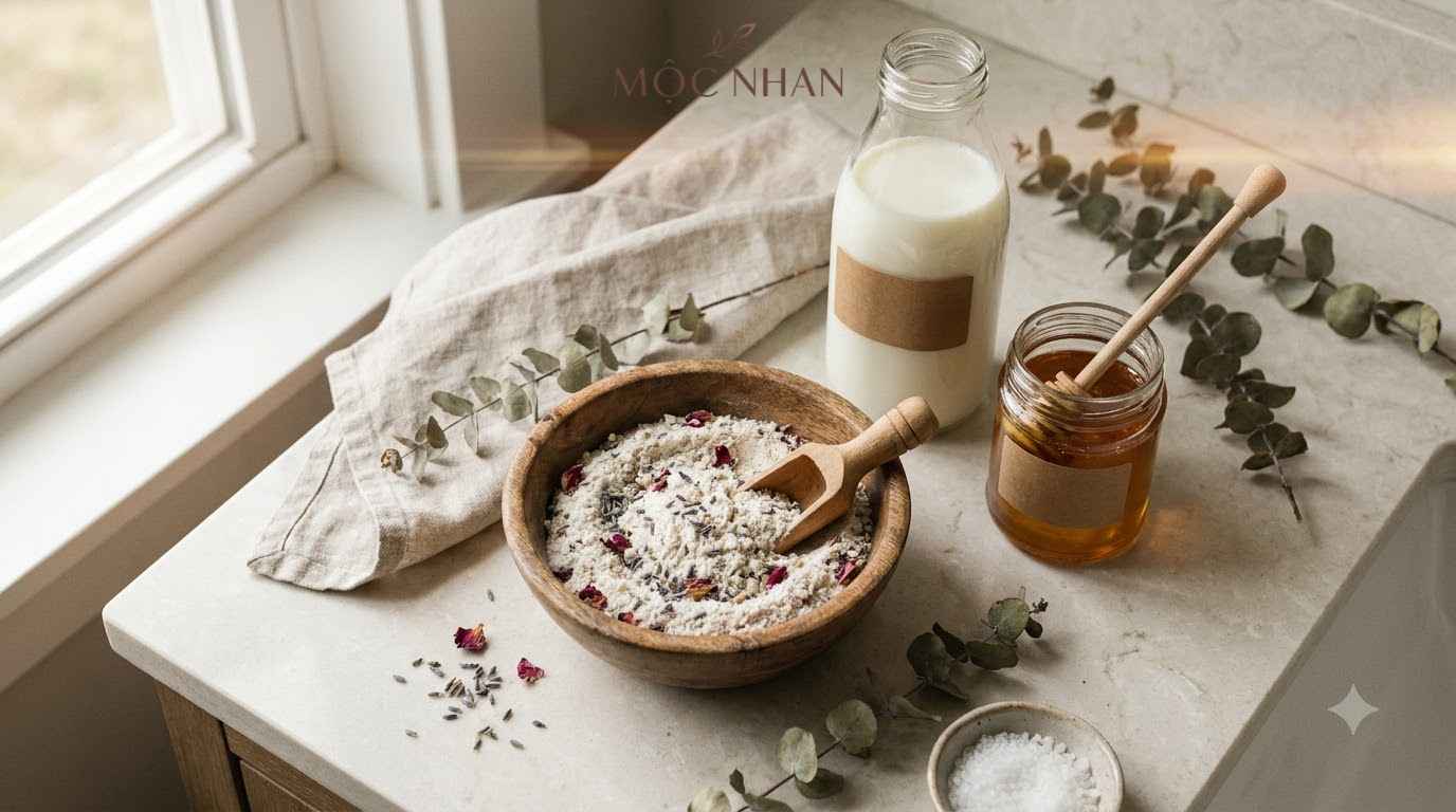 Cách tắm trắng tại nhà
