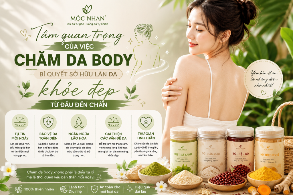 Tầm quan trọng của việc chăm sóc da body